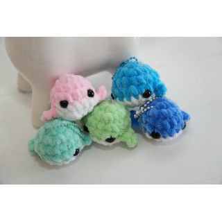 Brelok wielorybek – pluszowy brelok na klucze